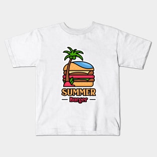 Summer Burger Kids T-Shirt